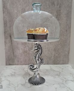 کیک خوری پایه دار آلومینیوم اسب دریایی از بازار شوش تهران
