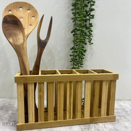 چاقاشقی بامبو چوبی مدل راه راه از بازار شوش تهران